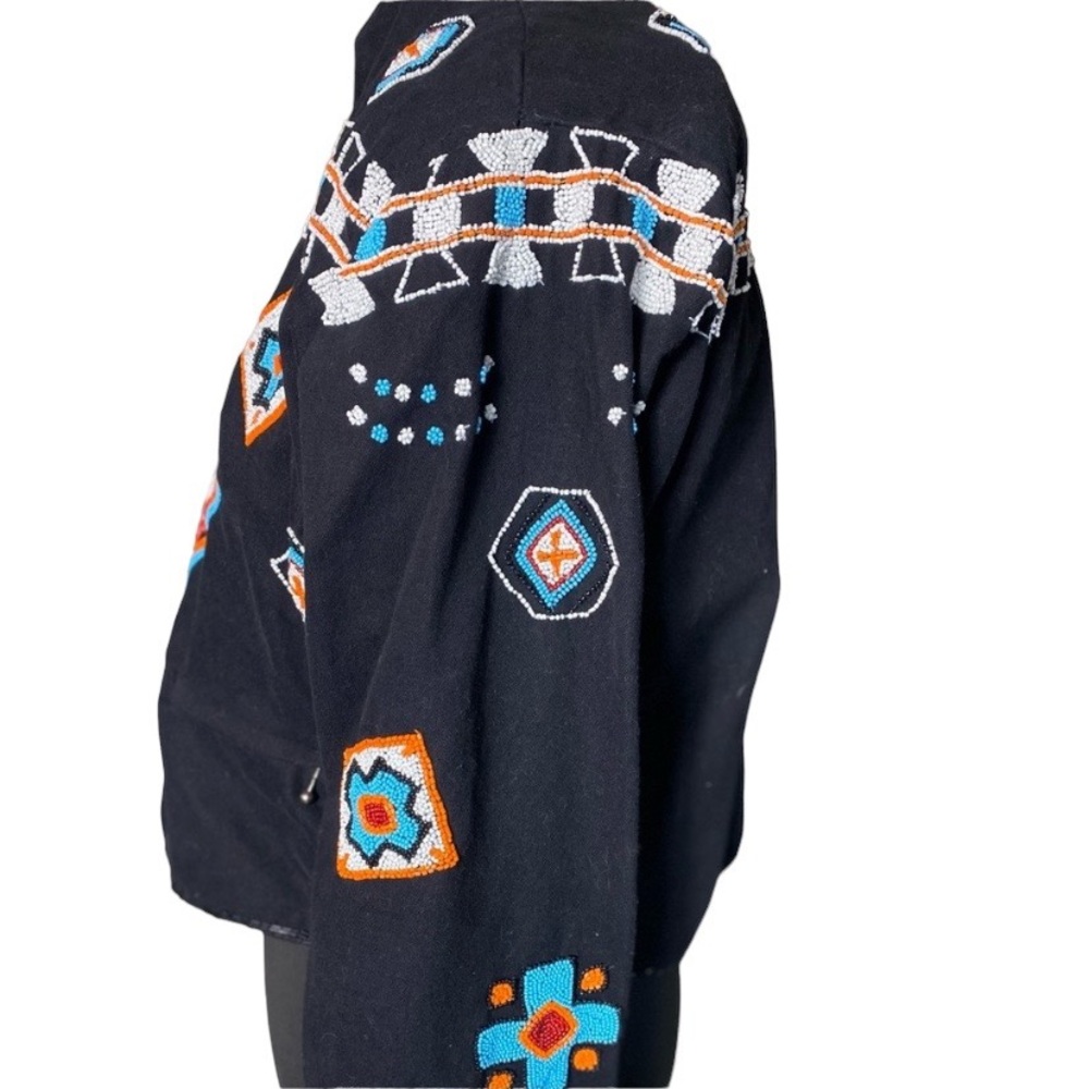 NWT VTG STONE RIVER BEADED TRIBAL JACKET - Picture 10 of 15